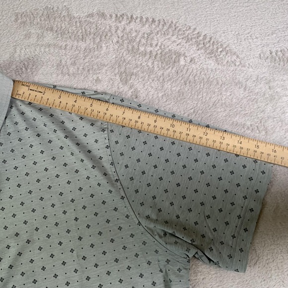 FootJoy Polo Mens‎ Large Gray Athletic Geometric Golf Performance Stretch Active - Picture 6 of 9